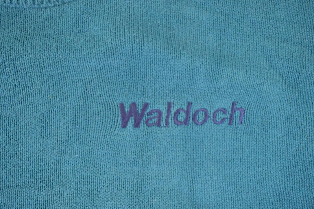 Vintage 1990s Isle Of Cotton Color Block Crewneck Sweatshirt Men's L
