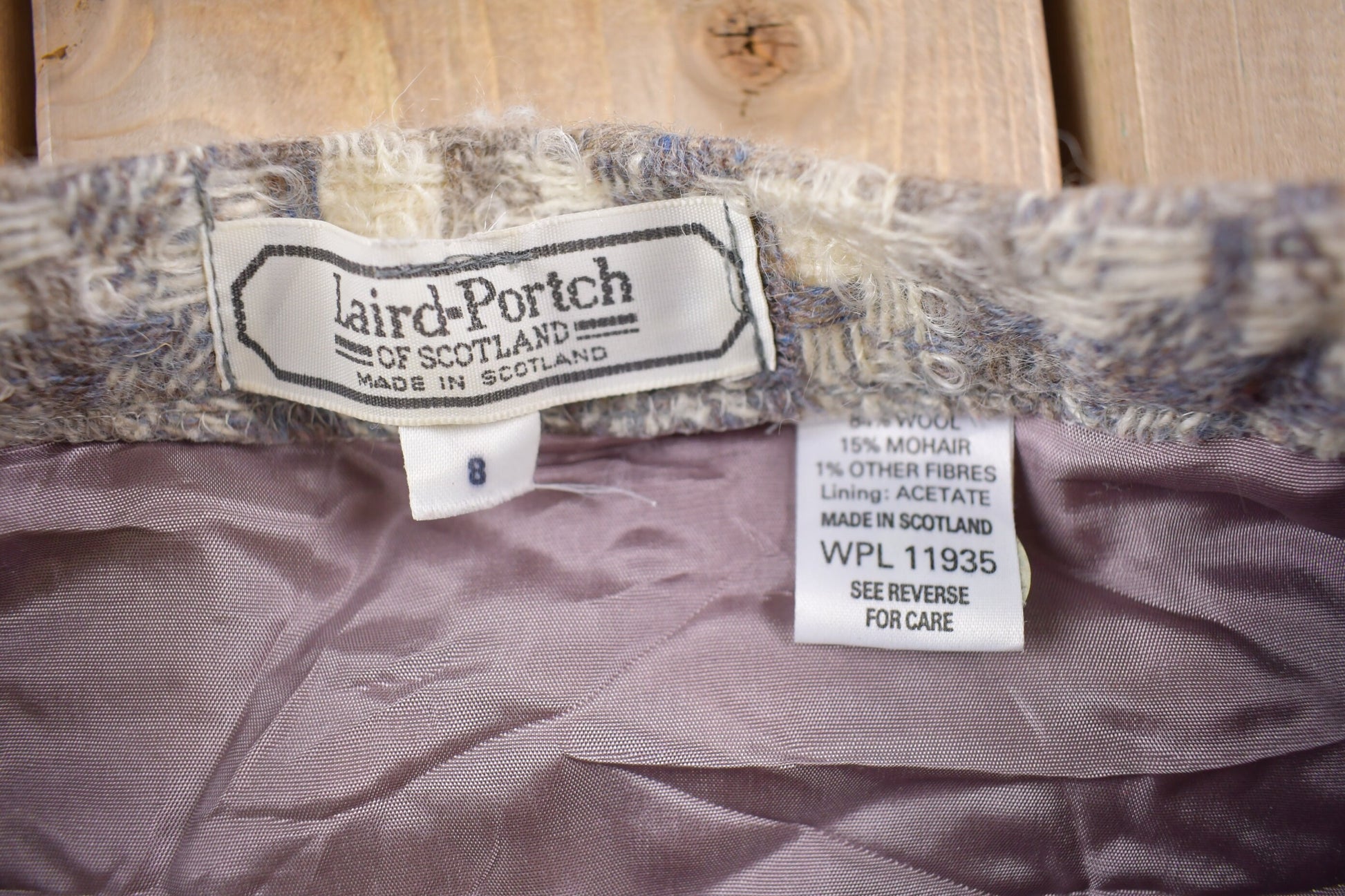 True Vintage 1970s Wool Skirt