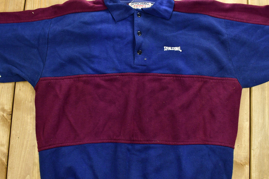 Vintage 1990's Spalding Sportswear Striped Sweatshirt