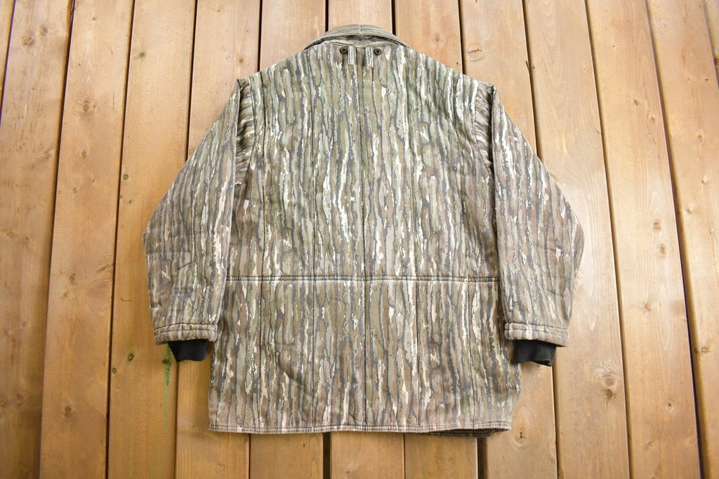 Vintage 1990s SaftBak Camo Hunting Jacket Real Tree Outdoorsman