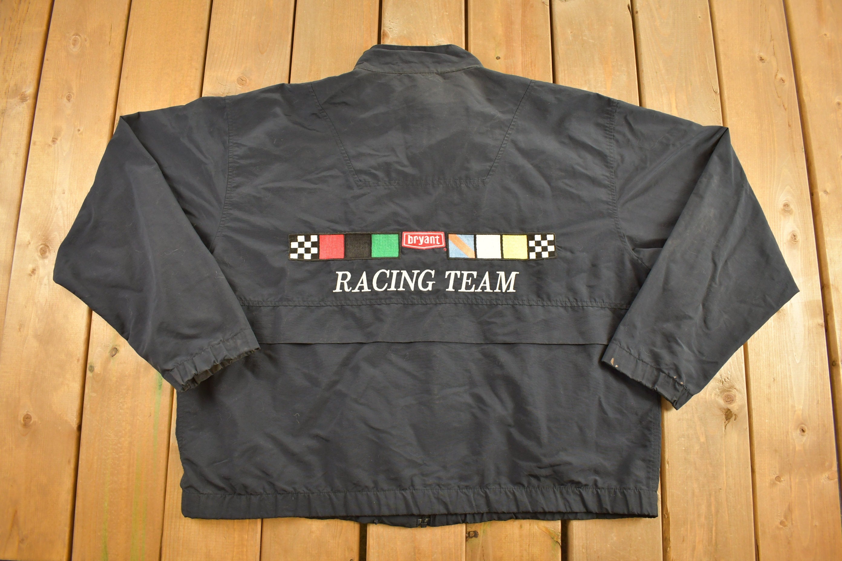 Vintage 1990's Bryant Racing Team Jacket