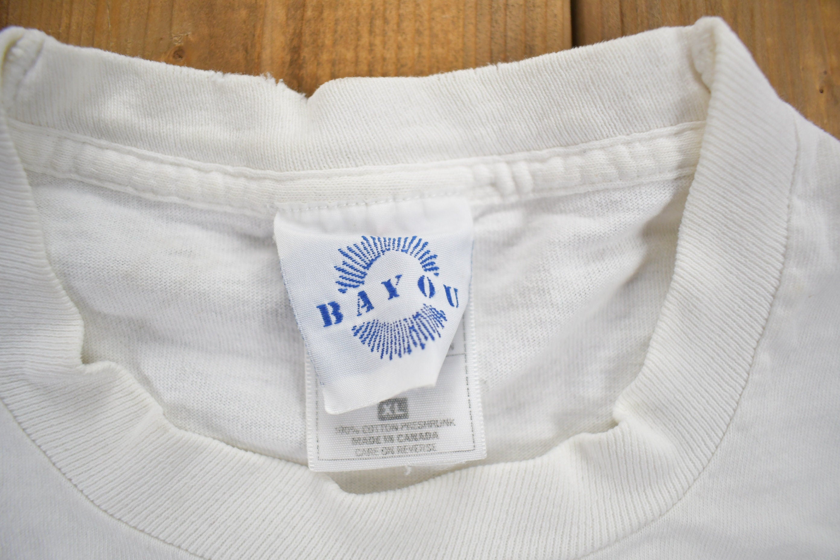 Vintage 1990s Blue Bayou Gardening Graphic T-Shirt