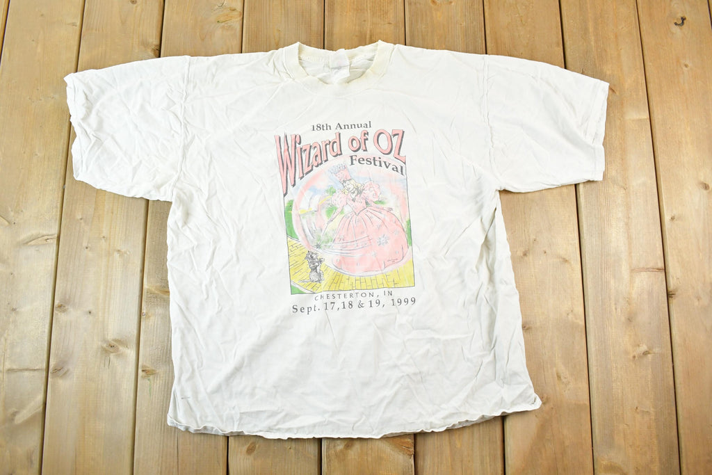Vintage 1999 Wizard Of Oz Festival Chesterton IN Souvenir T-Shirt Men's M