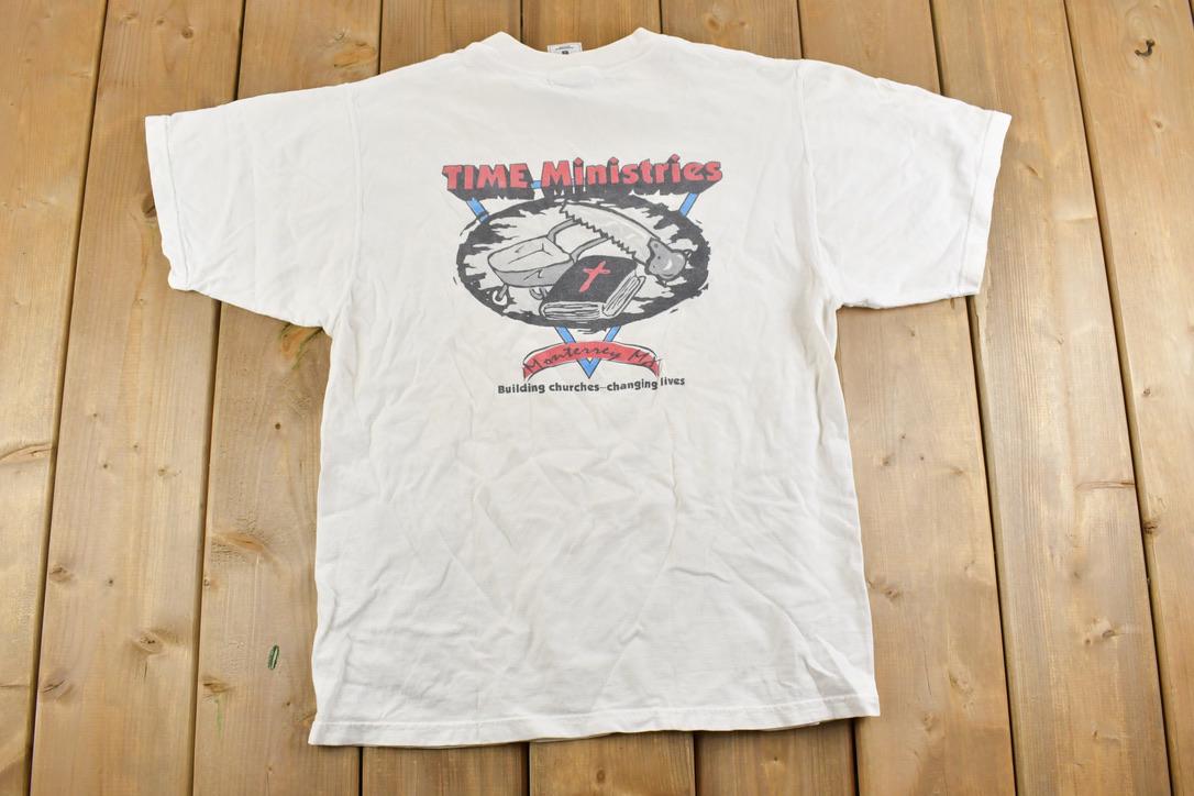 Vintage 1990s Time Ministries Souvenir T-Shirt