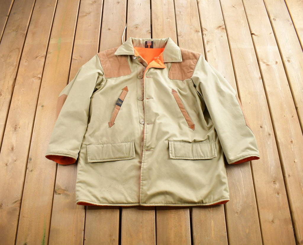 Vintage 1980s Thermo-King Reversible Padded Light Jacket Made In Canada