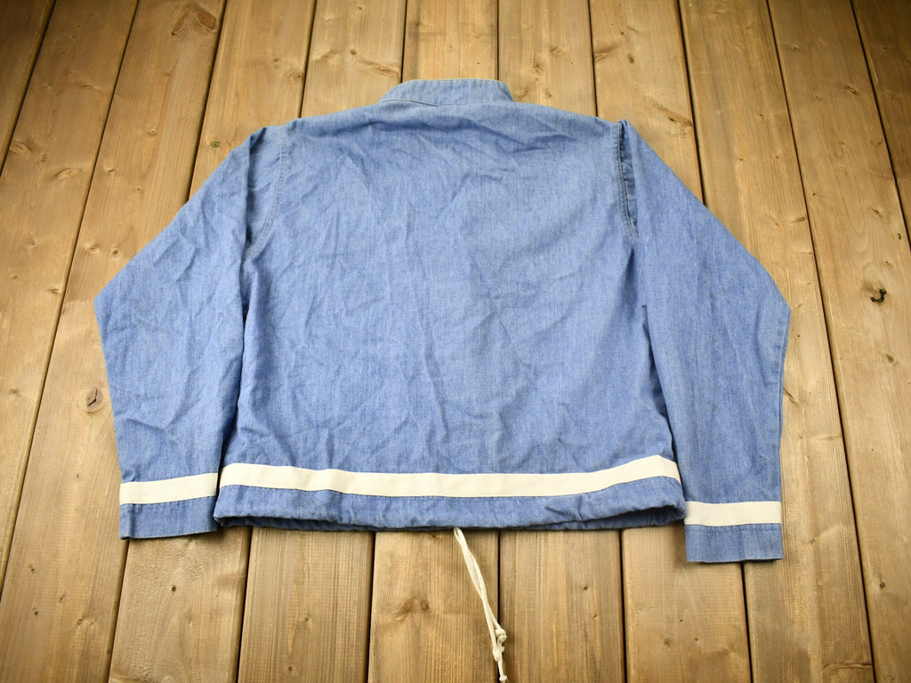Vintage 1970s Levi's Orange Tab Denim Zip Up Jacket