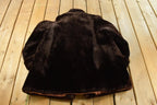 Vintage 1960s Mouton Fur Coat Adult M