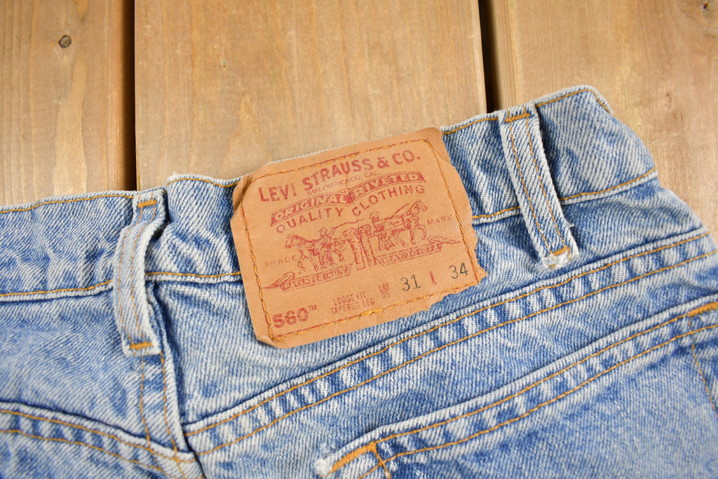 Vintage 1990s Levi's 560 Loose Fit Denim Jeans Size 30 x 32