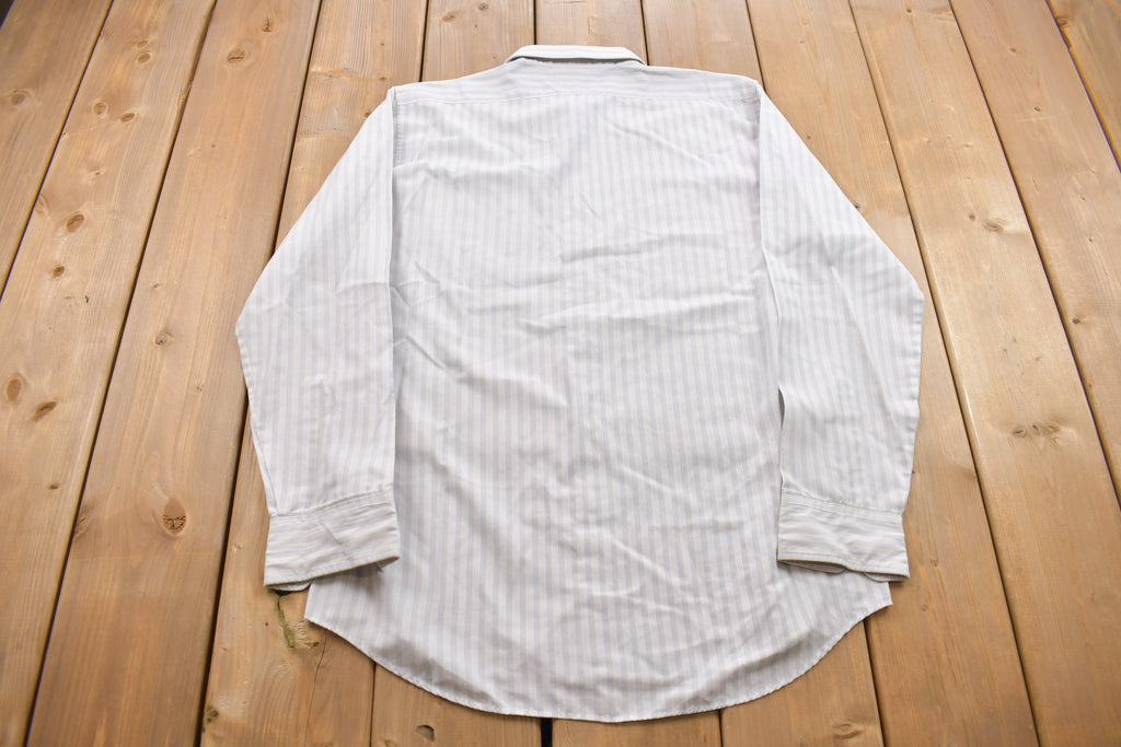Vintage 1990s Saint Germain Button Up Dress Shirt