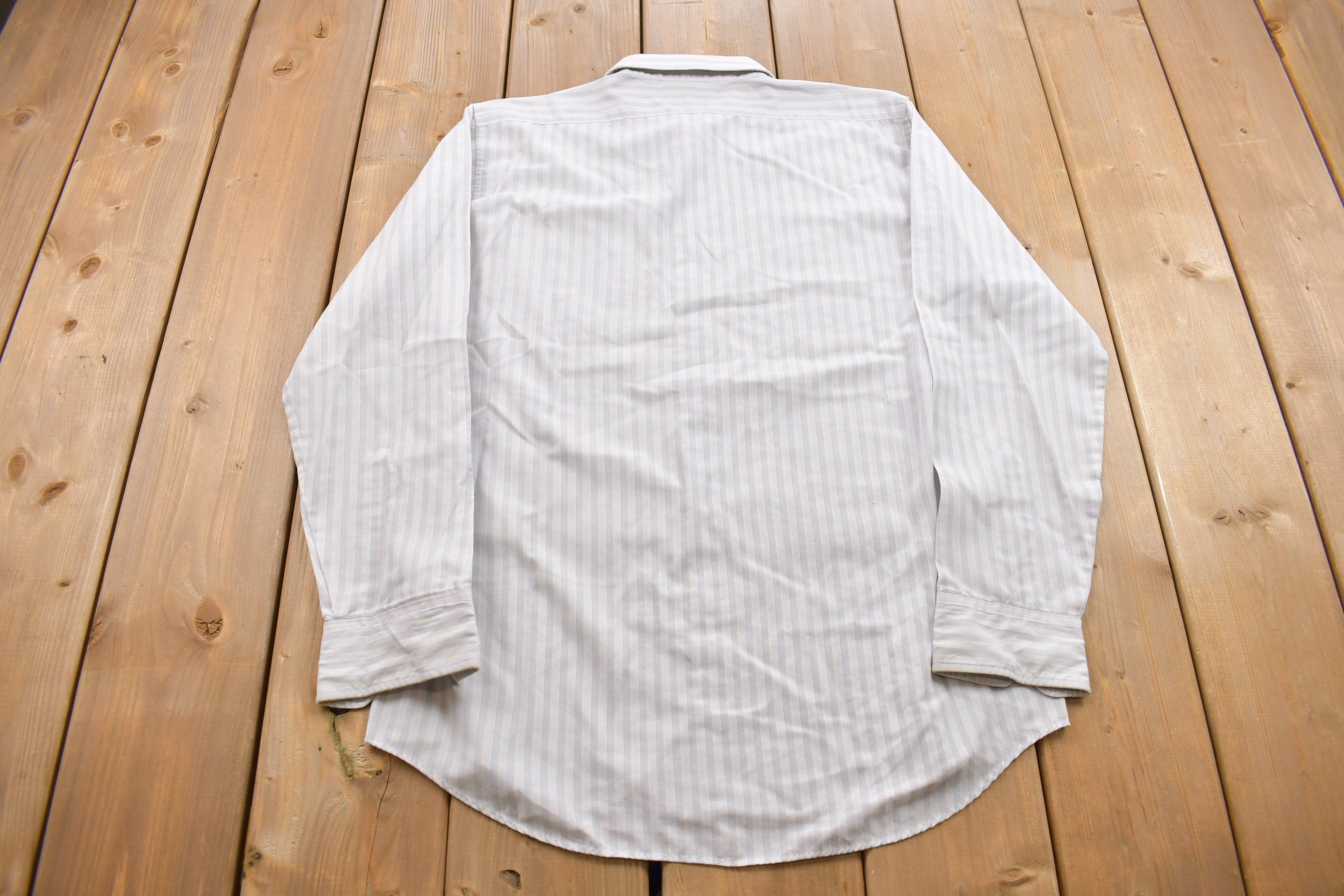 Vintage 1990s Saint Germain Button Up Dress Shirt