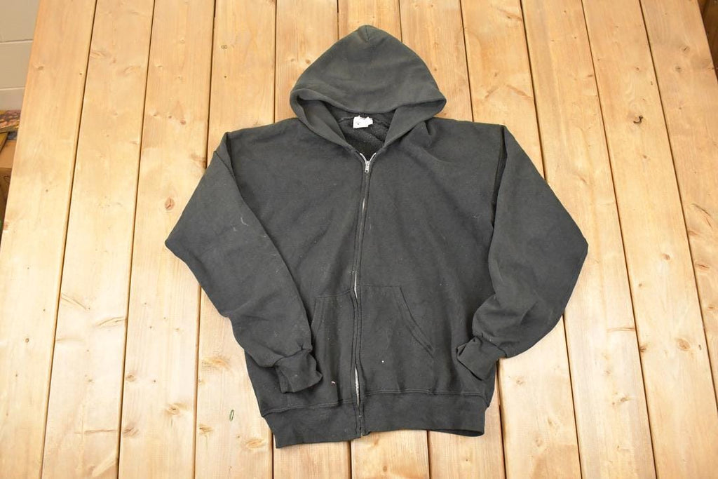 Vintage 1990s Lee Blank Hoodie Sweatshirt Men's L
