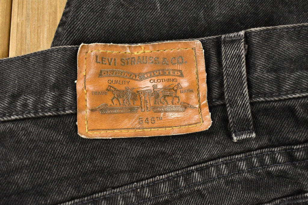 Vintage 1990s Levi's 546 Brown Tab Loose Fit Jeans Size 48 x 30