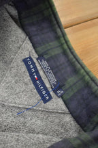 Vintage 1990s Tommy Hilfiger Embroidered Quarter Zip Fleece Sweater