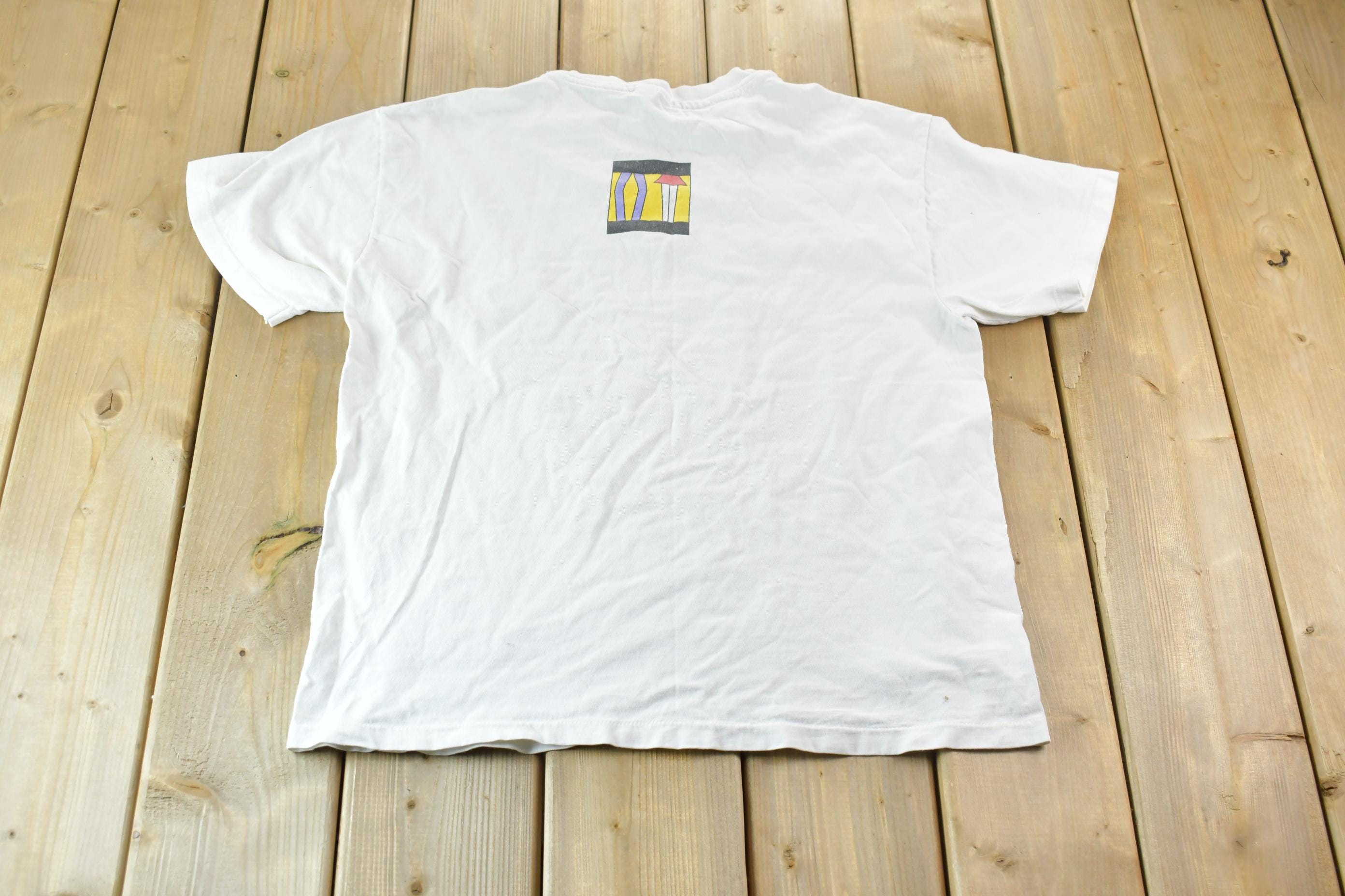 Vintage 1990s Zena Jeans Single Stitch Graphic T-Shirt