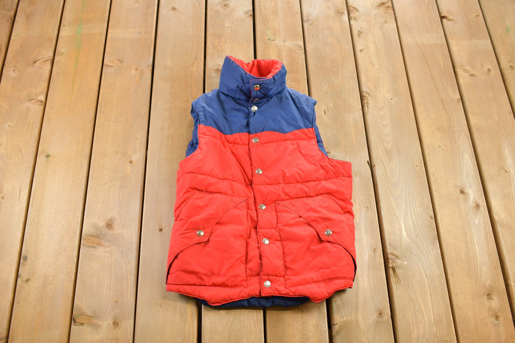 Vintage 1990s Sprung Goose Down Puffer Vest