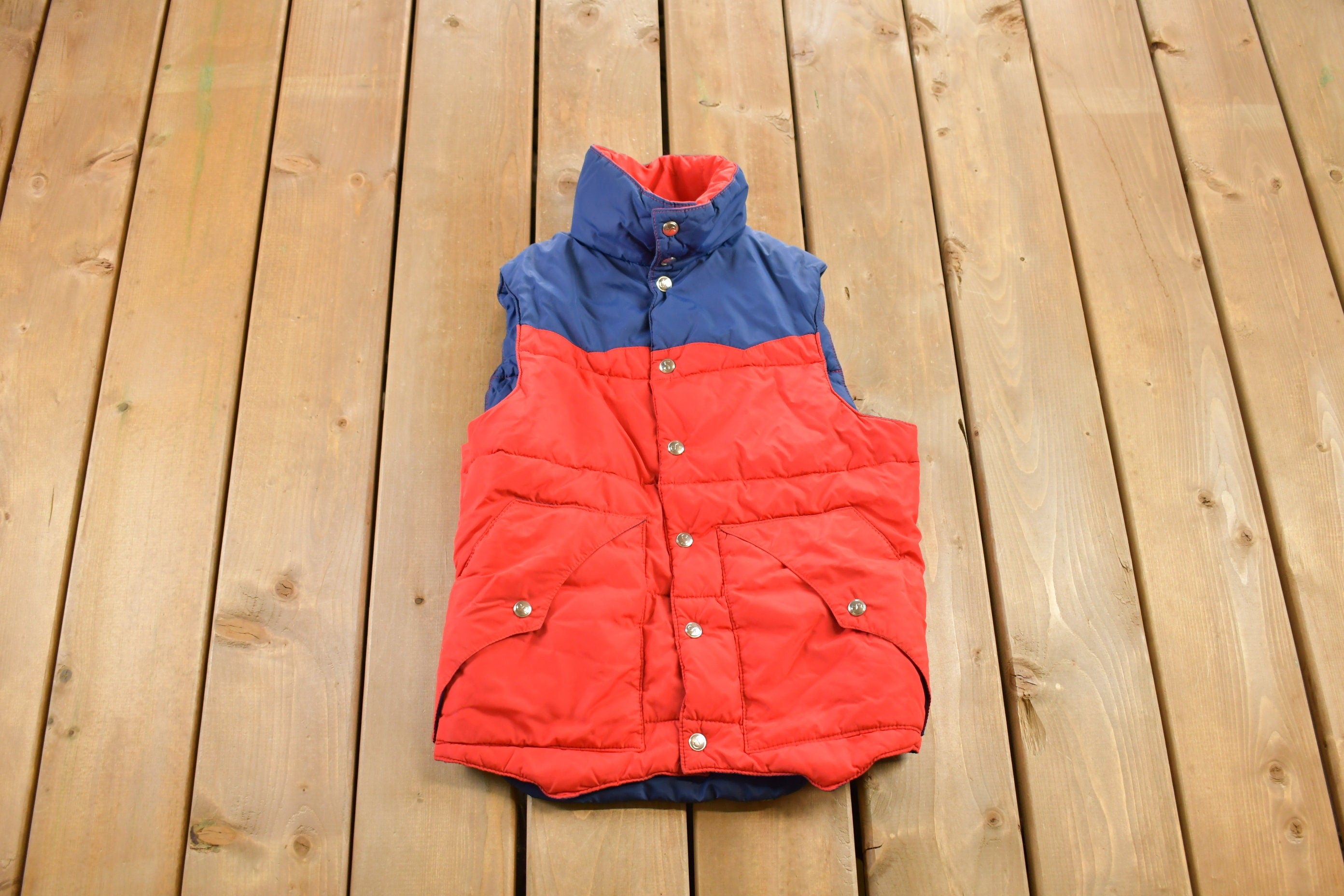 Vintage 1990s Sprung Goose Down Puffer Vest
