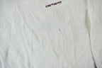 Vintage 1990s Distressed Carhartt Long Sleeve Thermal Shirt  90s  Vintage Streetwear  Paint Splatter Carhartt  Workwear  Made In USA