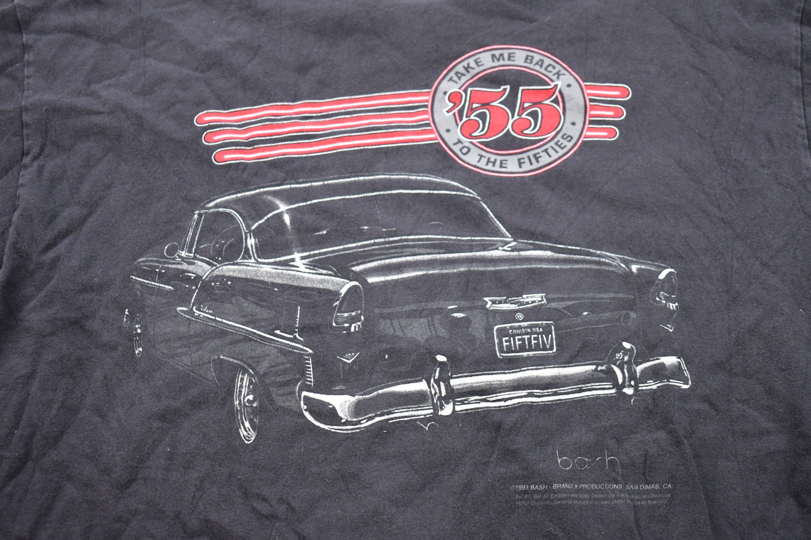 Vintage 1993 Bash Car Graphic T-Shirt