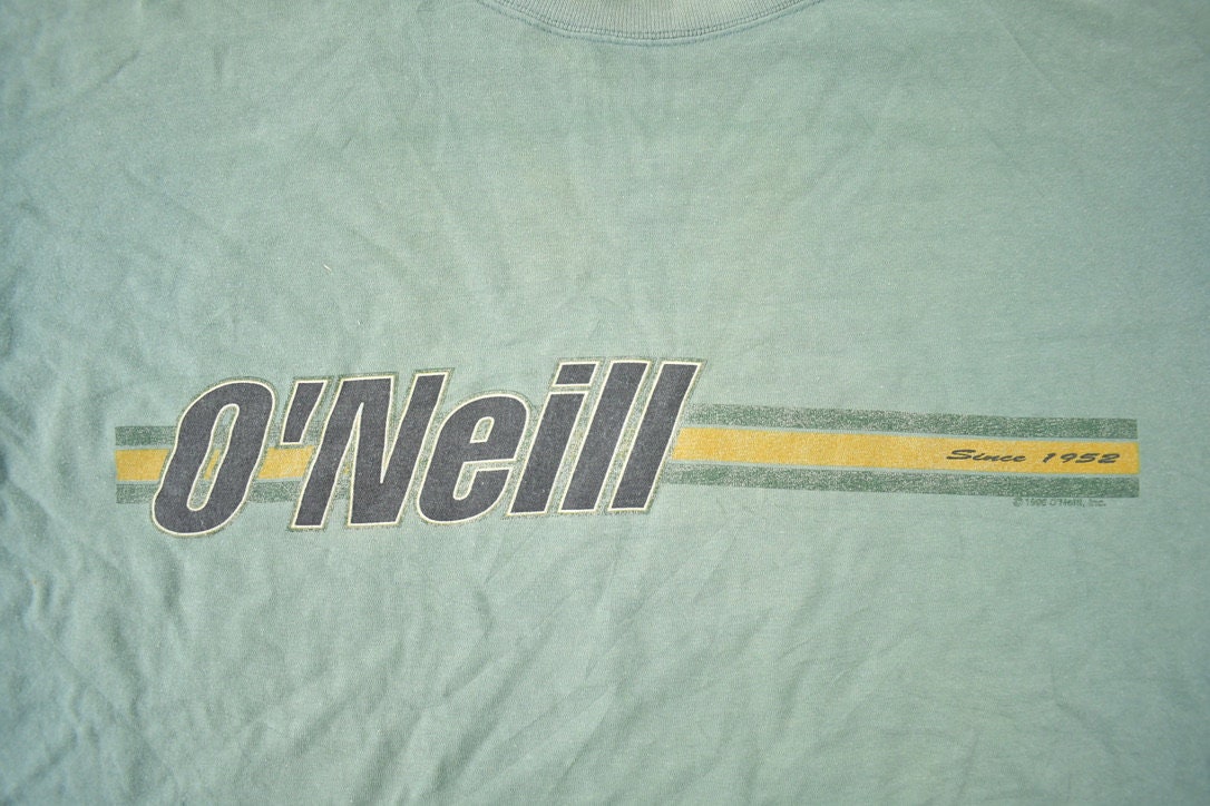 Vintage 1990s O'Neill Sports Single Stitch Graphic T Shirt Made In USA Size L