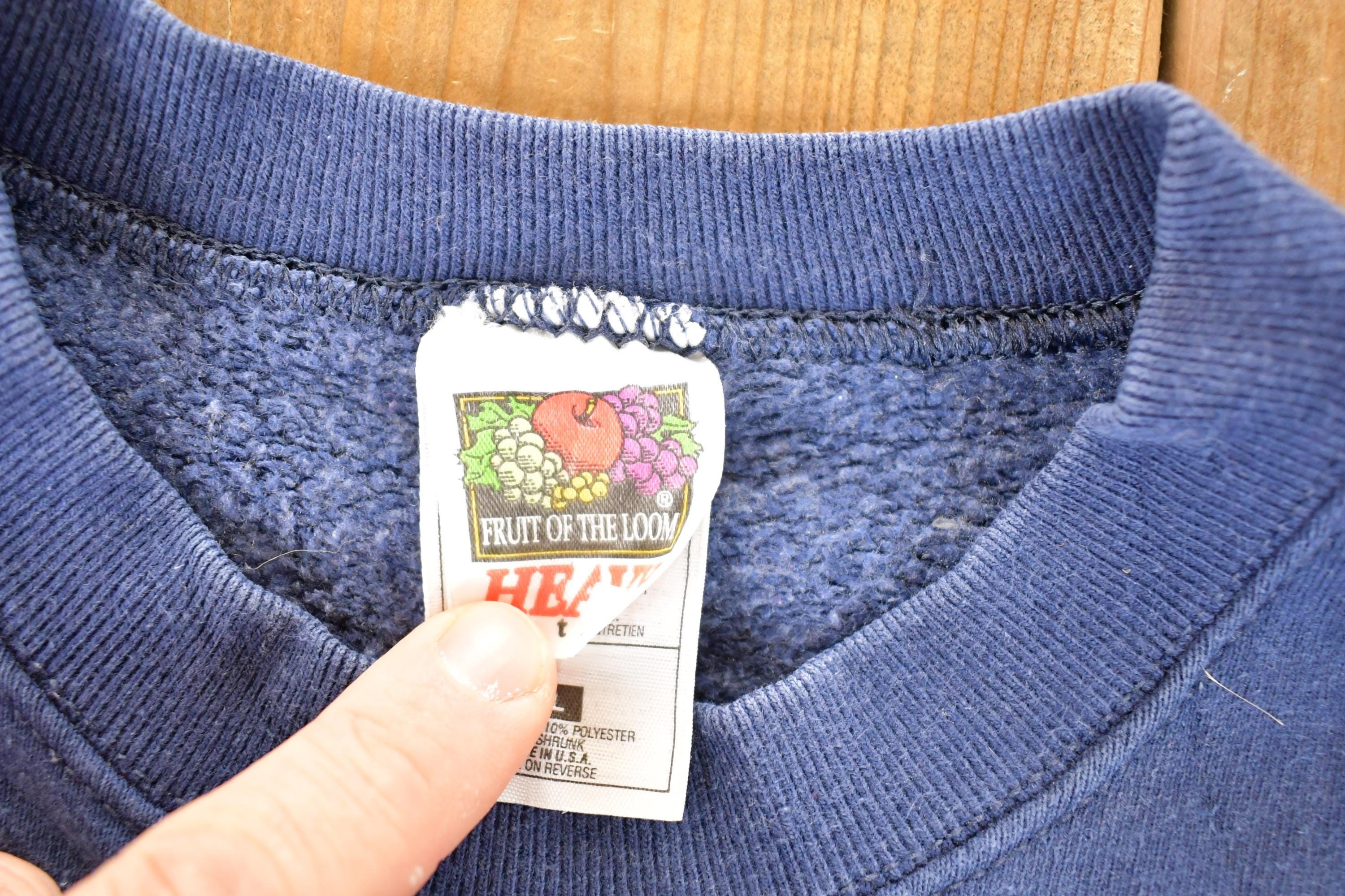 Vintage 1990s Norway Embroidered Crewneck Sweatshirt Men's M