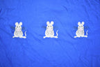 Vintage 1990s Cute Three Mice Embroidered T Shirt