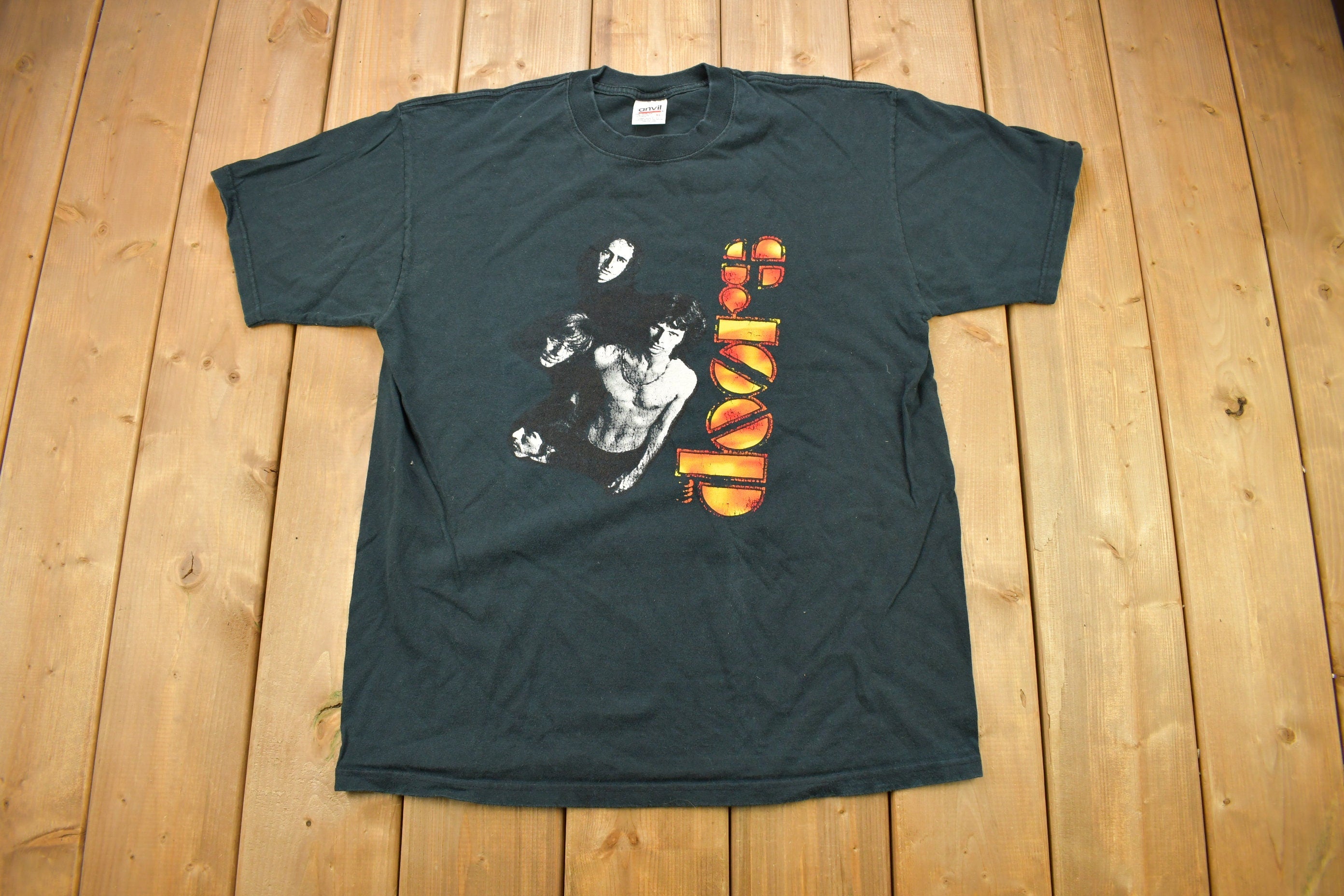 Vintage 1990s The Doors Graphic Band T Shirt