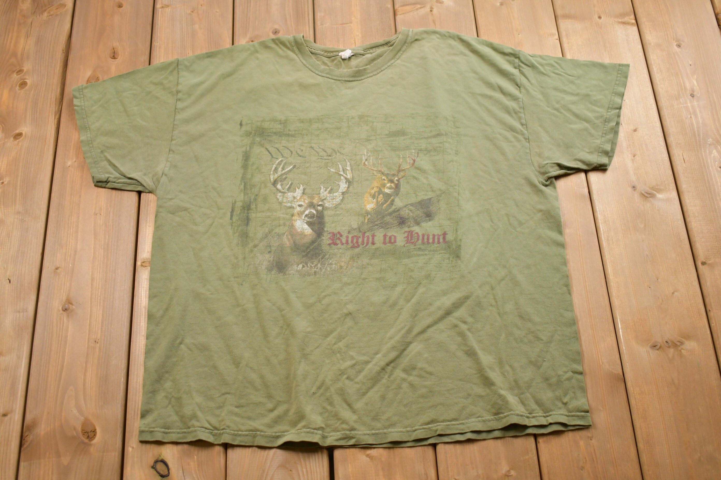 Vintage Right To Hunt Deer T-Shirt