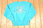 Vintage 1990s Northern Minnesota Big Wolf Ballad Crewneck Sweatshirt Men's M
