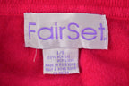 Vintage 1990s Fair Set Florence Knit Polo Sweater