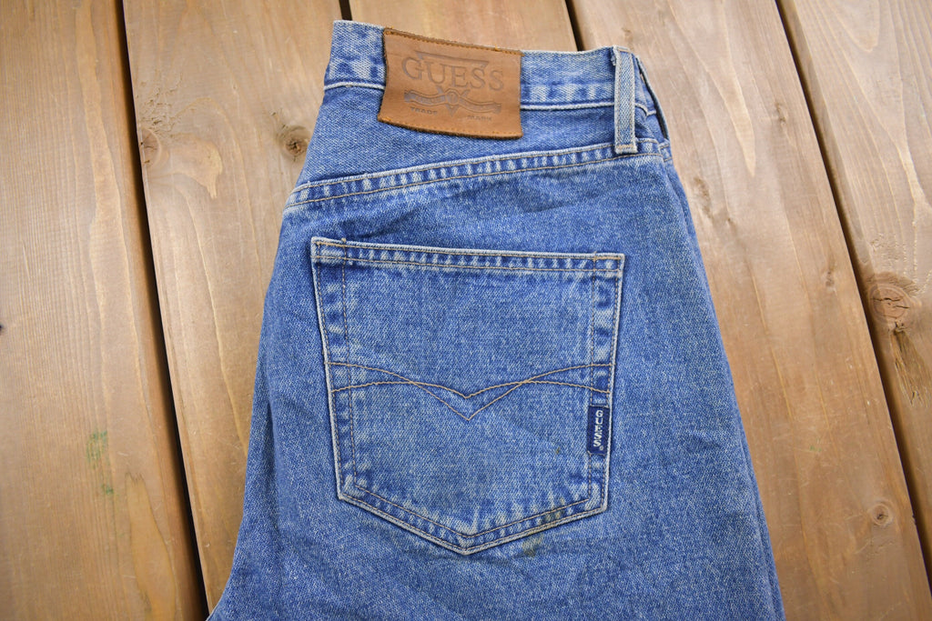 Vintage 1990's Guess Jeans Blue Denim Pants 32 x 34
