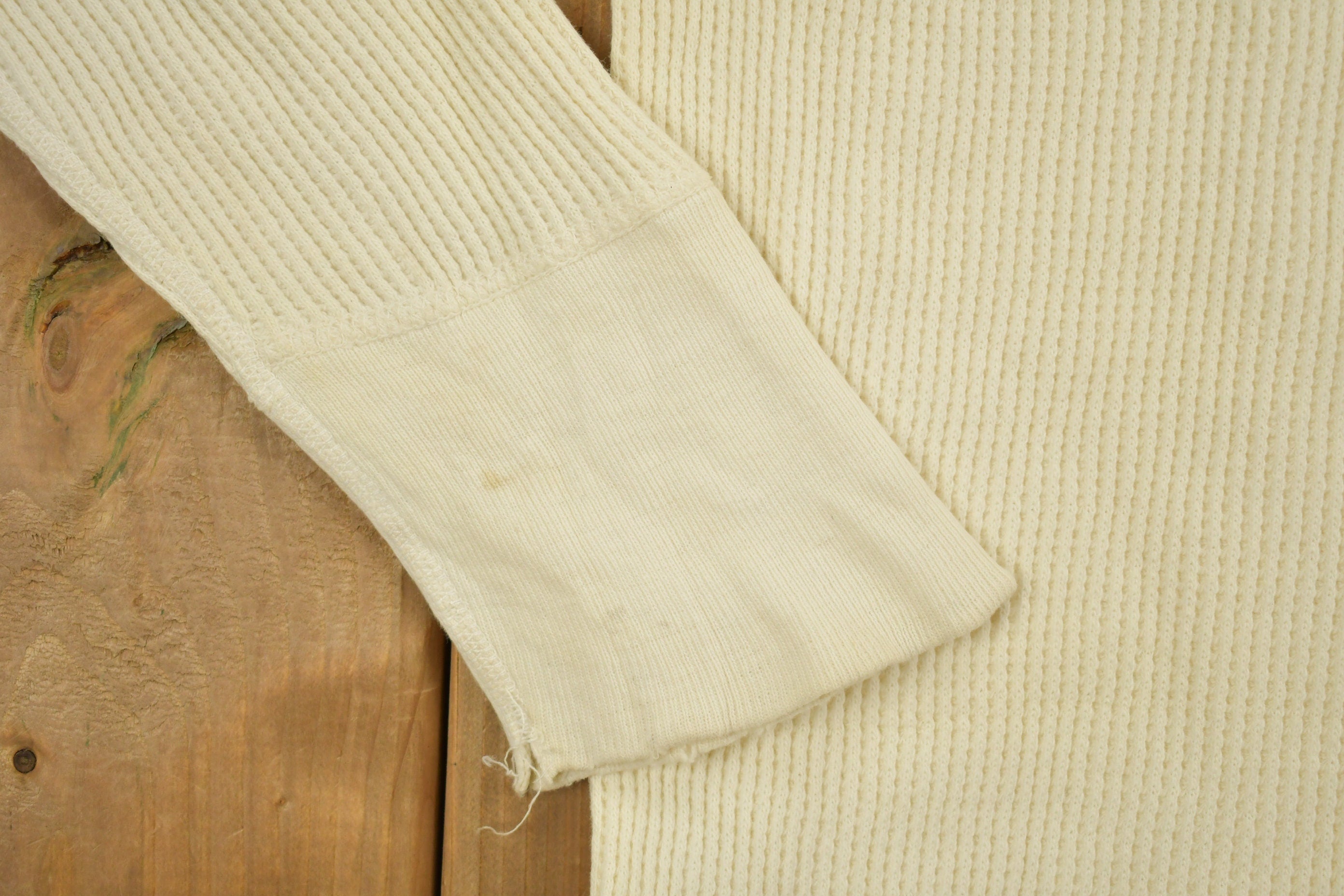 Vintage 1990s Blank White Slim Fit Sweater