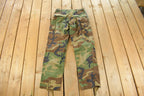 Vintage 2000s Army Military Woodland Camo Cargo Pants Men's Small
