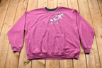 Vintage 1990s Embroidered Birds Crewneck