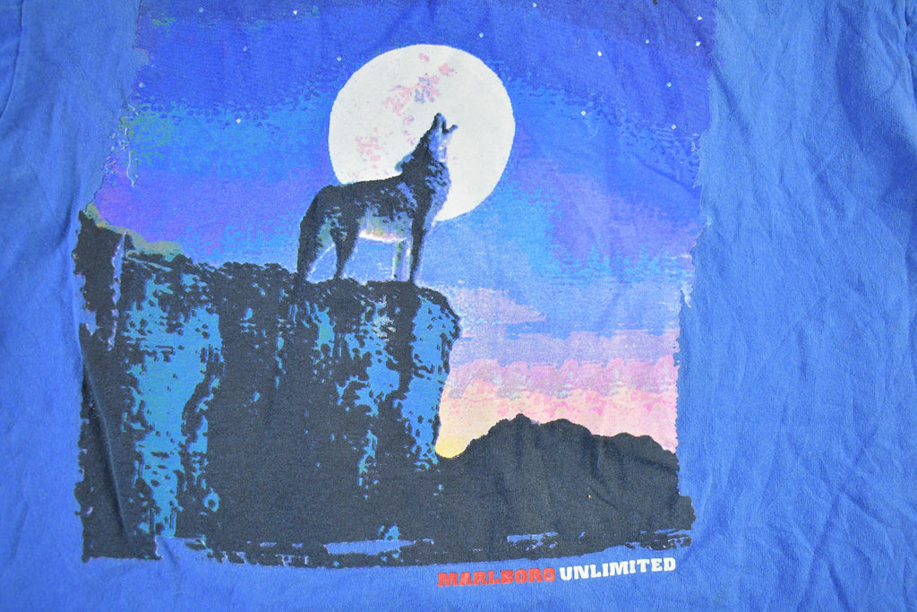 Vintage 1990s Marlboro Embroidered Pocket T Shirt Men's XL