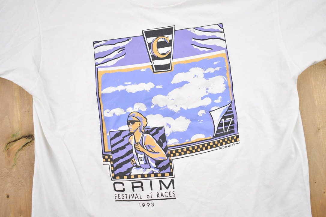 Vintage 1990s CRIM Festival Of Races 1993 Souvenir T Shirt