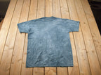 Vintage 1999 Angry Wolf Graphic Tie Dye The Mountains T-Shirt