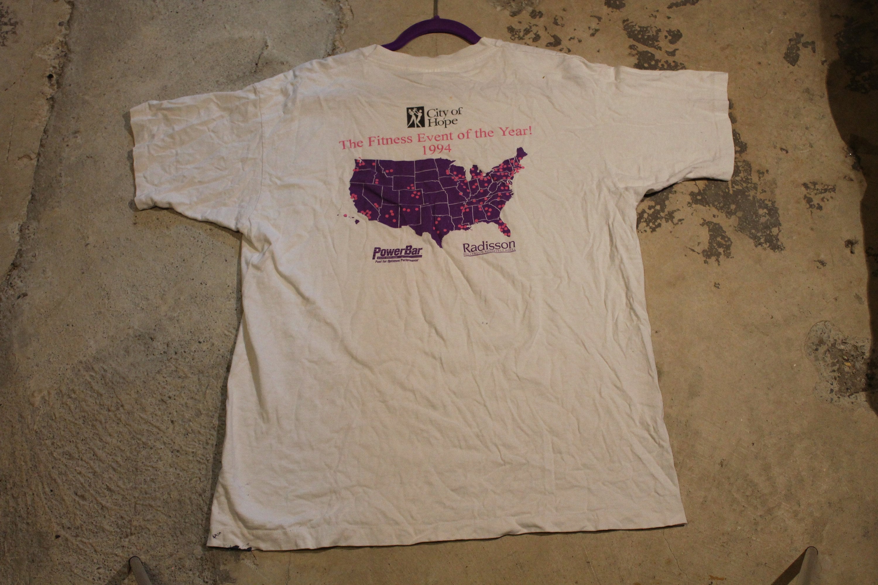 Vintage 1990s City Of Hope Workout For Hope Against Aids