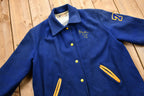 Vintage 1950s Mendon-Union Pirates Pam #75 Embroidered Snap-Button Jacket
