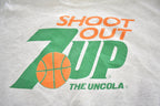 Vintage 1990s 7up Shoot Out Champion Crewneck Sweatshirt Made In USA