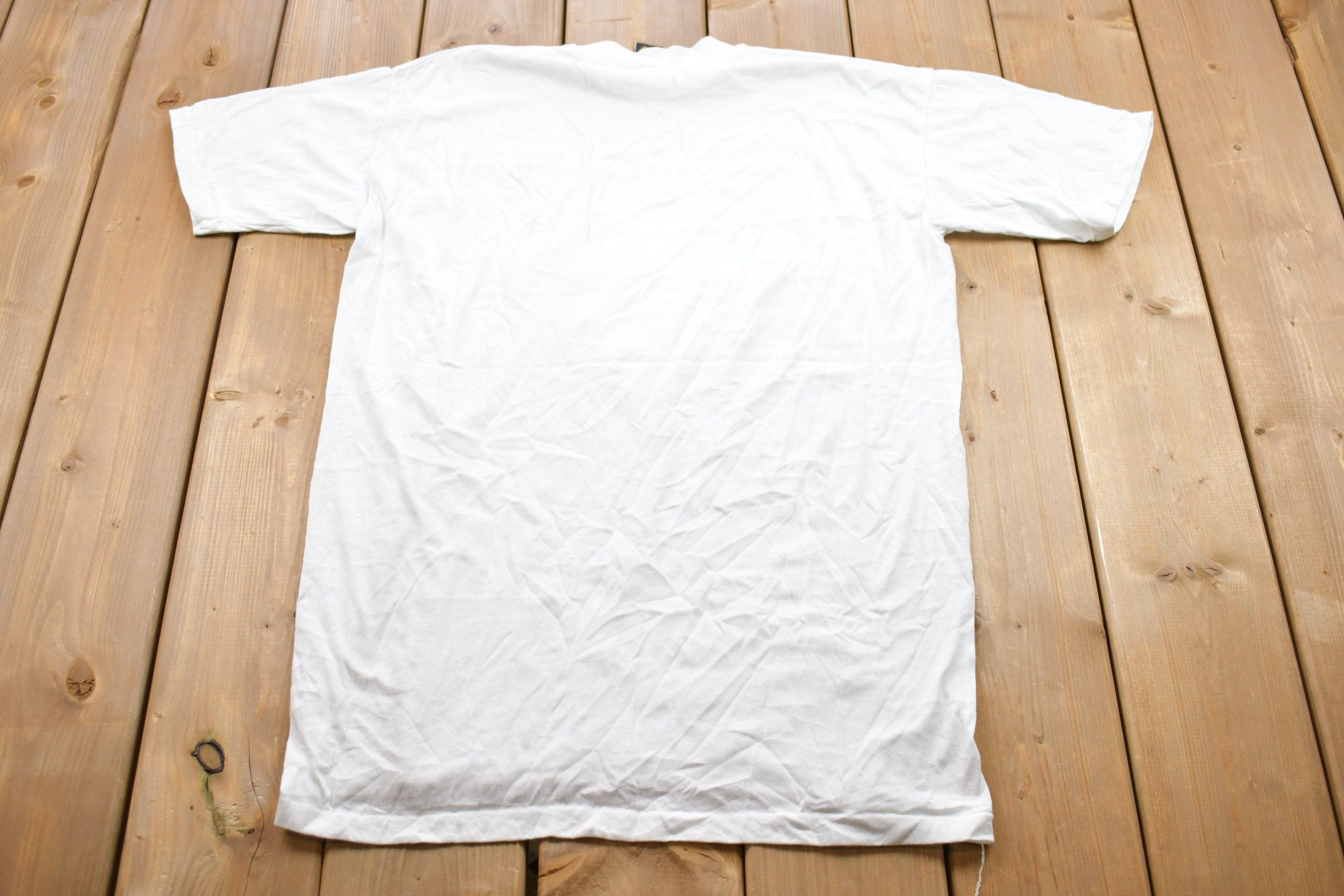 Vintage 1990s Dunk The Rail Sailing Graphic T-Shirt  Graphic  80s  90s  Streetwear  Retro Style  Single Stitch  Made In USA