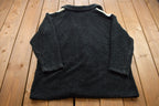 Vintage 1990s Denim & Co Button Up Fleece Sweater