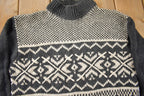 Vintage 1990s St. Johns Bay Knit Pattern Mockneck Sweater