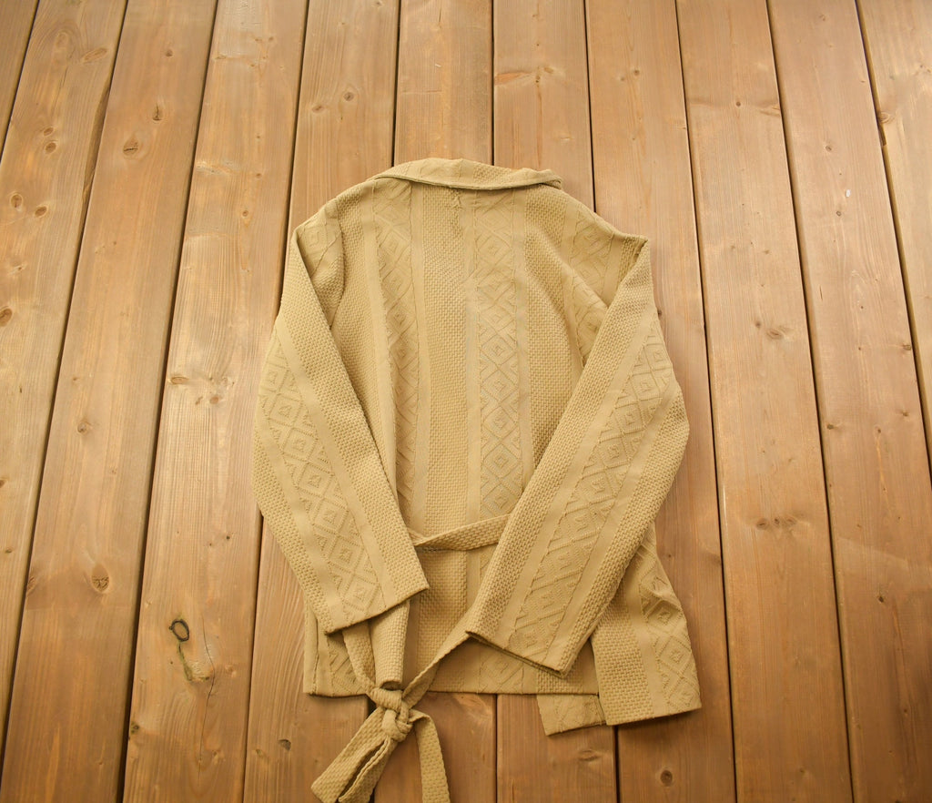 Vintage 1990s Blank Brown Button Up Shirt