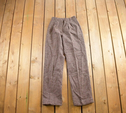 Vintage 1980s John Meyer Wool Trousers Size 28x29/ 1980s Wool Pants / Streetwear / True Vintage / Vintage Workwear / Wool Pants