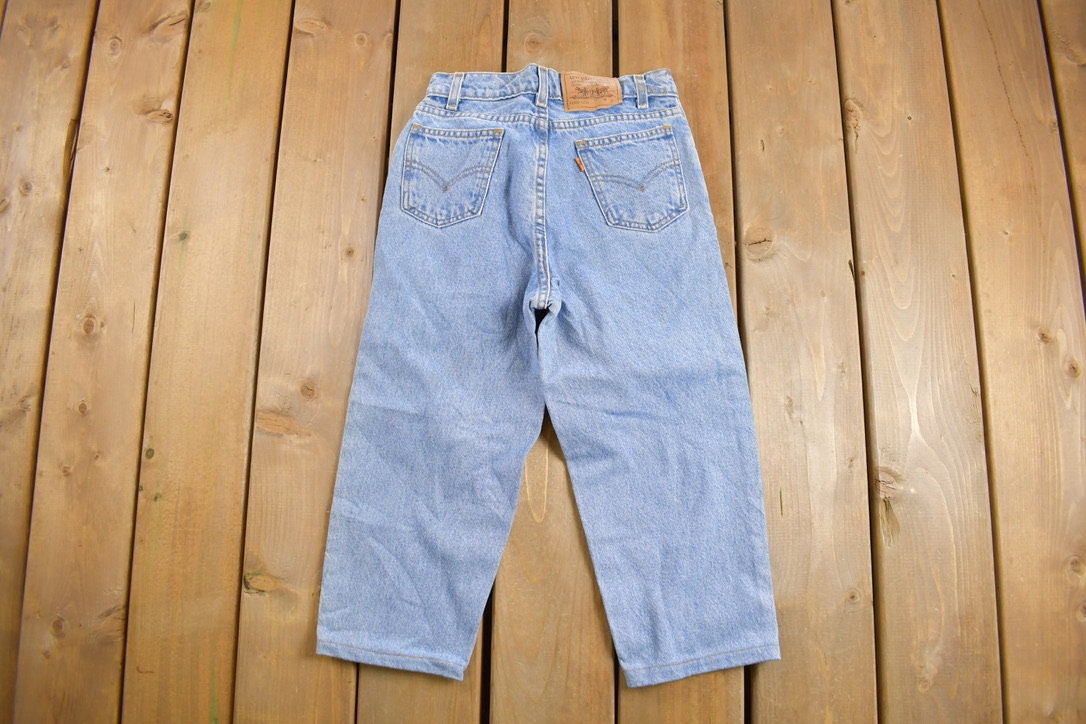 Vintage 1990s Youth Levis Orange Tab Jeans Size 25 x 17