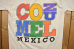 Vintage 1990s Mexico Cozumel Travel T-Shirt