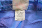 Vintage 1990s Surf Style Quarter Zip Pull Over Windbreaker Jacket