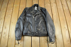 Vintage 1990s Z1R Leather Biker Jacket Adult 42