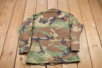 2001 Vintage Military Camo Button Up Jacket