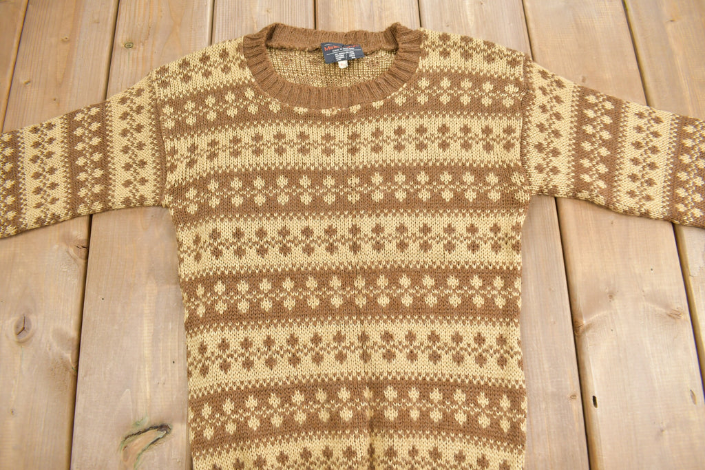 Vintage 1980s Mister Ingram Knit Crewneck Sweater